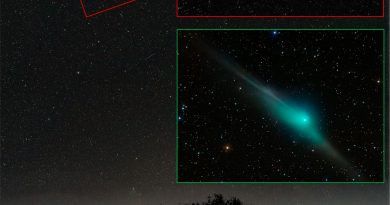 Une triple vue de la comète ZTF