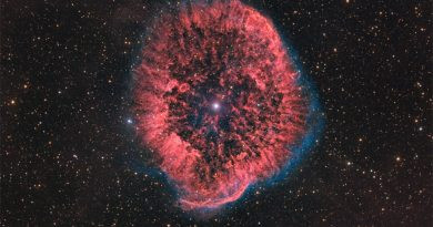 Nébuleuse stellaire en forme de vent RCW 58