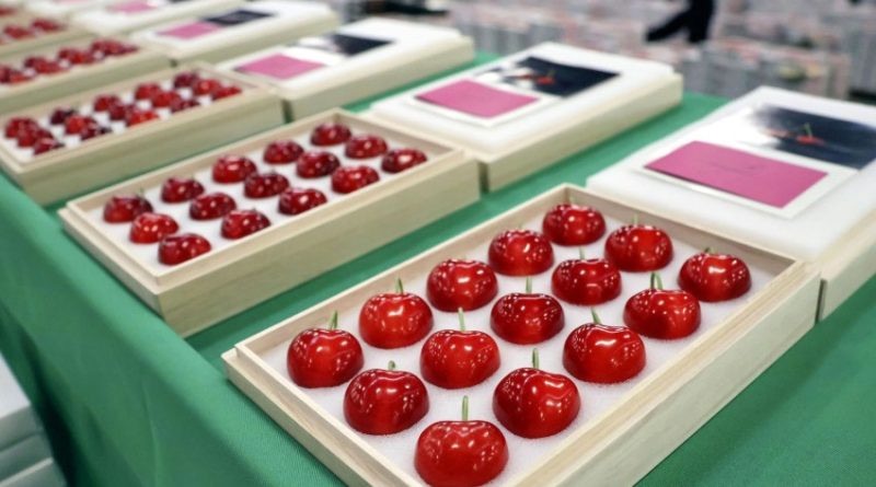 500 000 ¥ boîte de cerises